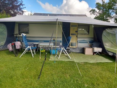 Caravan Fendt Platin 2002, Caravans en Kamperen, Caravans, Particulier, tot en met 4, Rondzit, Fendt, Dwarsbed, 5 tot 6 meter
