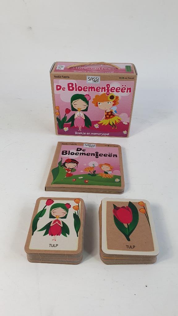De Bloemenfeeen Domino en boekje, Sassi Junior. 8B8, Kinderen en Baby's, Speelgoed | Educatief en Creatief, Gebruikt, Ophalen of Verzenden