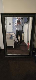 Ikea SONGE grote spiegel zwart, Huis en Inrichting, Woonaccessoires | Spiegels, Ophalen, 100 tot 150 cm, Zo goed als nieuw, 75 tot 100 cm