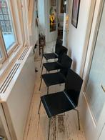 Vintage IKEA Martin Kantinestoelen Set (4x) Zwart - 1999, Gebruikt, Zwart, Scandinavian, Vier
