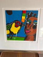 zeefdruk Corneille “Des Animaux et la Femme” 2002 (186/200), Ophalen