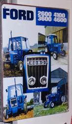 Metalen Ford Tractor Wandbord - Nieuw 20x30cm, Ophalen of Verzenden, Nieuw, Reclamebord