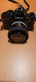 Canon A1 camera met veel accessoires, Audio, Tv en Foto, Fotocamera's Analoog, Spiegelreflex, Canon, Ophalen of Verzenden, Zo goed als nieuw