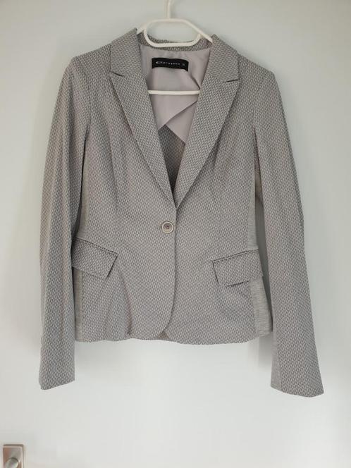 Expresso Jasje maat 36, Kleding | Dames, Jasjes, Kostuums en Pakken, Zo goed als nieuw, Maat 36 (S), Grijs, Ophalen
