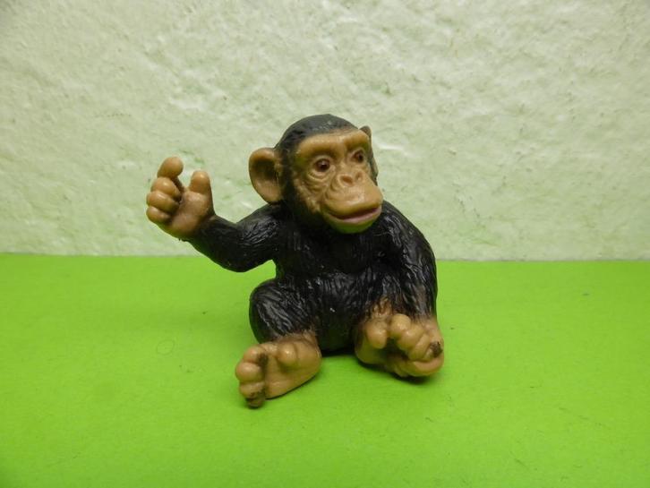 Schleich 14192 chimpansee jong, dierfiguur, Verzamelen, Dierenverzamelingen, Zo goed als nieuw, Beeldje of Figuurtje, Wild dier