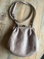 Aunts & Uncles Leren Kniptasje - Beige, Ophalen of Verzenden, Gebruikt, Beige, Schoudertasje