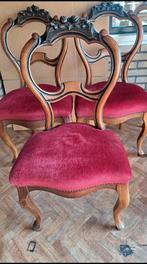 Lodewijk XV Stoelen - Rococo Stijl - 6 stuks, Ophalen, Gebruikt, Stof, Vijf, Zes of meer stoelen