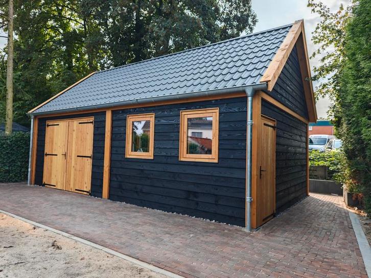 Douglas zadeldak overkapping tuinhuis schuur, Tuin en Terras, Overkappingen, Nieuw, Overige typen, Ophalen of Verzenden