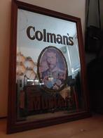 Colman's Mustard grote bar/mancave spiegel, Verzamelen, Ophalen, Gebruikt, Reclamebord