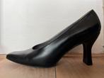 Zwarte leren 40 Bally pumps goede staat platte neus, Pumps, Zwart, Ophalen of Verzenden, Bally