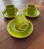 Groene kop en schotels, Ophalen of Verzenden, Zo goed als nieuw, Overige stijlen, Kop(pen) en/of Schotel(s)