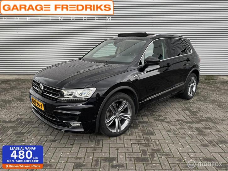Volkswagen Tiguan 2.0 TSI 4Motion R-Line | Pano | Stoelverwa, Auto's, Volkswagen, Bedrijf, Te koop, Tiguan, 4x4, ABS, Adaptive Cruise Control