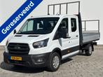 Ford Transit 350 2.0 TDCI L3H1 DC Trend RWD 7PERSOONS I OPEN, 4 cilinders, Met garantie (alle), Wit, 11 km/l