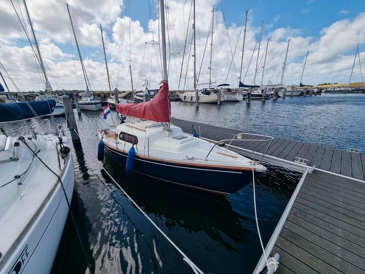 Kajuitzeilboot 6 meter, Watersport en Boten, Kajuitzeilboten en Zeiljachten, Gebruikt, Tourjacht of Cruiser, Polyester, Tot 6 meter