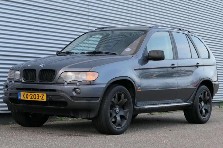 BMW X5 4.4i V8 Youngtimer Schuifdak Memory Stoelverwarming, Auto's, BMW, Bedrijf, Te koop, X5, 4x4, ABS, Airbags, Airconditioning