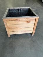 Grote houten plantenbak, Tuin en Terras, Ophalen, 100 cm of meer, Vierkant, Zo goed als nieuw