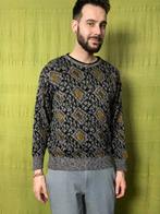 Vintage 90's trui / sweater / unisex / medium / M / print, Kleding | Heren, Gedragen, Maat 48/50 (M), Ophalen of Verzenden, Vintage