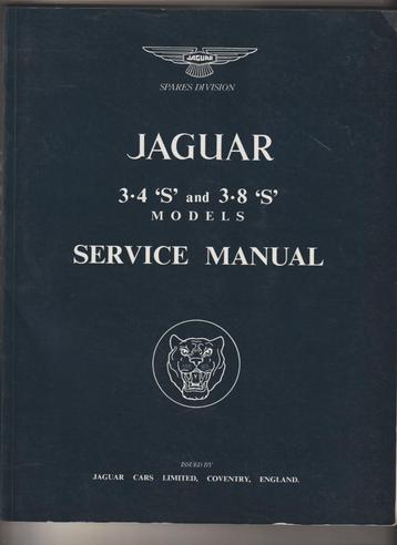 Jaguar 3.4 S and 3.8 S-Service Manual-/MGB Workshop Manual beschikbaar voor biedingen