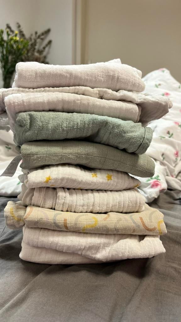 10 Spuugdoekjes / Monddoekjes, Ophalen of Verzenden, Gebruikt, Minder dan 70 cm, Overige typen