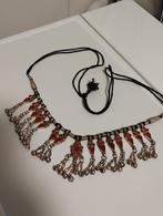 Vintage Rajasthan zilveren tribal ketting, Sieraden, Tassen en Uiterlijk, Antieke sieraden, Ophalen of Verzenden, Zilver, Ketting