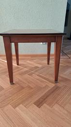 Kersenhouten side table stijl Schuitema, 45 tot 60 cm, Gebruikt, Vierkant, Schuitema