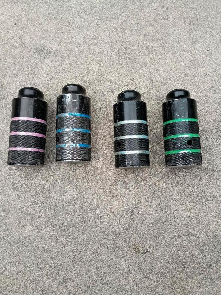 4 stuks ALU BMX/UNIVERSELE PEGS, Fietsen en Brommers, Fietsen | Crossfietsen en BMX, Gebruikt, 24 inch of meer, Staal, Ophalen of Verzenden