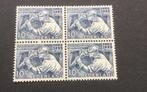 NVPH 582 blok van 4 postfris, Postzegels en Munten, Postzegels | Nederland, Ophalen of Verzenden, Na 1940