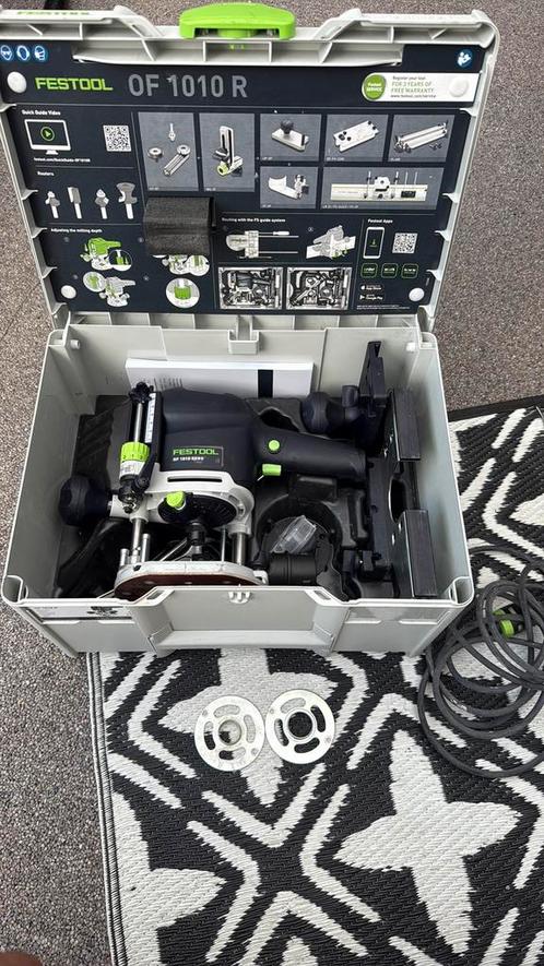 Festool OF 1010 REBQ-Plus Bovenfrees in Systainer, Doe-het-zelf en Verbouw, Gereedschap | Handgereedschap, Zo goed als nieuw, Ophalen of Verzenden