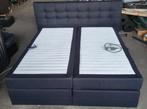 Bed Elektrische Boxspring Arizona – Antraciet, Tweepersoons, Ophalen of Verzenden, Zo goed als nieuw, 180 cm