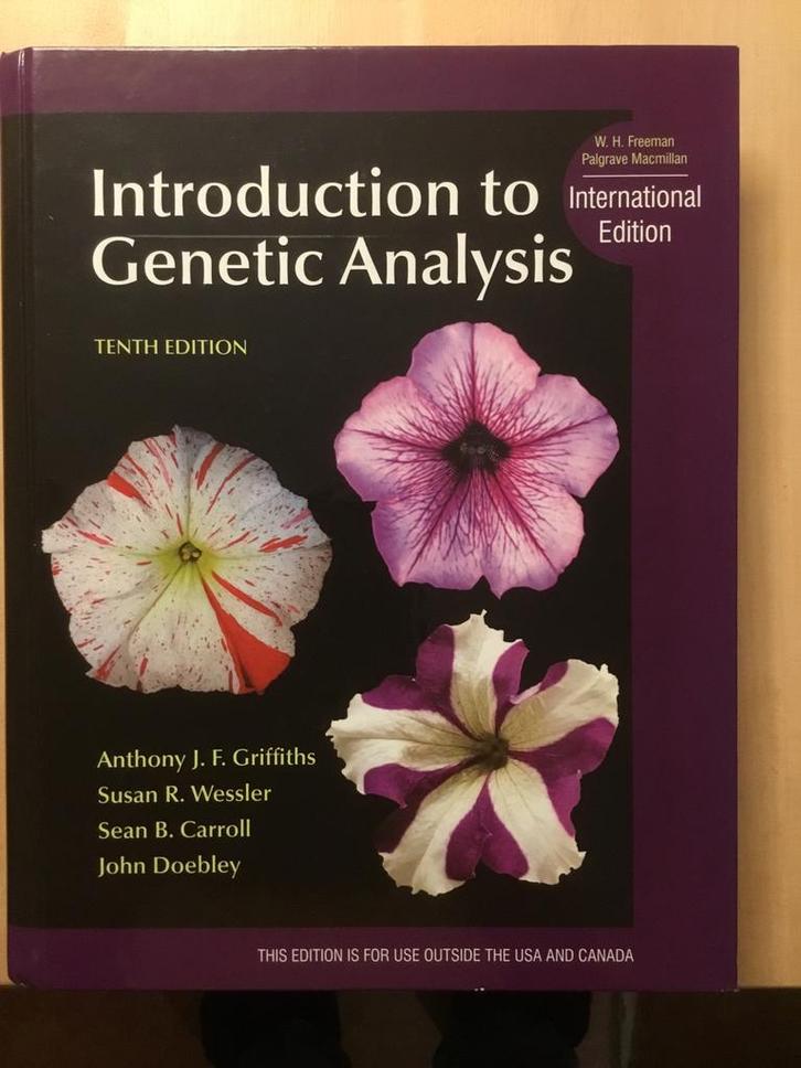 Introduction to genetic analysis, Boeken, Studieboeken en Cursussen, Zo goed als nieuw, Beta, Ophalen of Verzenden