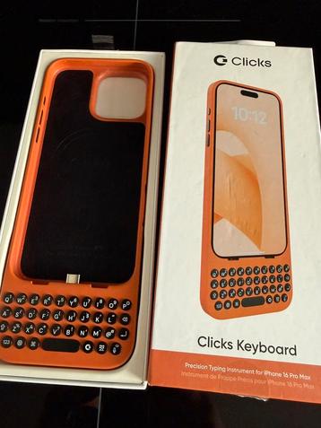 Clicks cover iphone 16 pro max beschikbaar voor biedingen