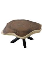 aparte ronde boomstamtafel, 150 tot 200 cm, Rond, Nieuw, Ophalen of Verzenden