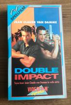 Double Impact Jean Claude Van Damme VHS videoband, Actie en Avontuur, Gebruikt, Ophalen of Verzenden, Vanaf 16 jaar