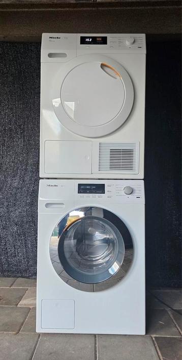Miele 1600 toeren 8 kg set A++ wasmachine & warmtepompdroger beschikbaar voor biedingen