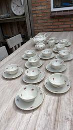Prachtig compleet thee servies met 12 kommetjes, Antiek en Kunst, Antiek | Servies compleet, Ophalen of Verzenden