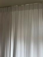 Nieuwe witte gordijnen, 4,15m breed, 233cm hoog, Gebruikt, 200 cm of meer, Wit, Ophalen of Verzenden