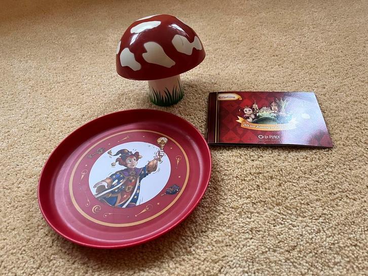 Efteling Set: Bord, Paddenstoel & Spelletjesboek, Verzamelen, Efteling, Zo goed als nieuw, Ophalen of Verzenden