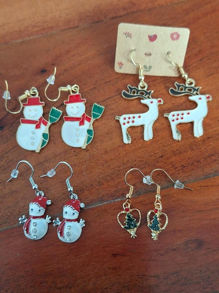 Kerst Oorbellen - Hangers & Stekers, Sieraden, Tassen en Uiterlijk, Oorbellen, Nieuw, Hangers, Overige materialen, Overige kleuren