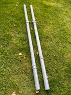 Zinken regenpijp lengte 2m & 6cm doorsnee 2 stuks, Ophalen, Zo goed als nieuw, 100 tot 250 mm