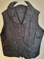 Zwarte bodywarmer Via Appia Due mt 48 met gesmokte kraag, Kleding | Dames, Grote Maten, Zwart, Trui of Vest, Ophalen of Verzenden