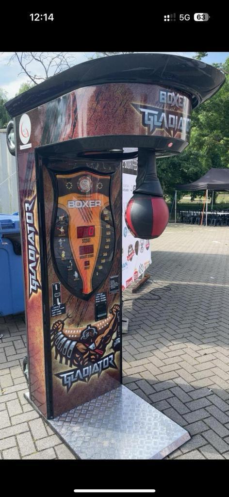 Boksbal Automaat Huren!, Hobby en Vrije tijd, Feestartikelen | Verhuur, Zo goed als nieuw, Overige, Ophalen