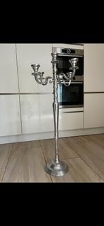 Vloer kandelaar, Ophalen, Zo goed als nieuw, Zilver, Kandelaar