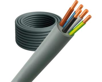 Nieuw: Flexibele buitenkabel XMVK 5x2,5 mm² grijs 10 m beschikbaar voor biedingen