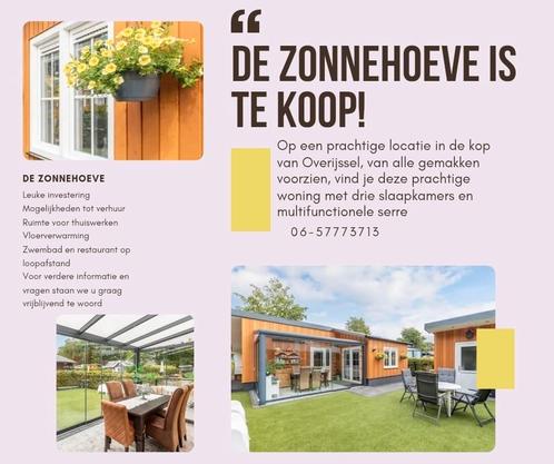 Recreatiewoning 6 pers. in bosrijke omgeving bij Steenwijk, Huizen en Kamers, Recreatiewoningen te koop, Overijssel, Overige soorten