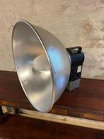 Industriele lamp Aluminium / Vintage / Brocante/ Curiosa, Ophalen, Zo goed als nieuw, Glas, Industrieel / Stoer /  Antiek / Brocante
