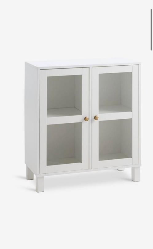 Jysk vitrinekast SKALS, Huis en Inrichting, Kasten | Vitrinekasten, Zo goed als nieuw, Minder dan 100 cm, 50 tot 100 cm, 25 tot 50 cm