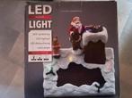 Leuke dakje met verlichting en met kerstman erop, Ophalen of Verzenden, Gebruikt