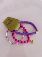 Armband setje paars, Paars, Nieuw, Ophalen of Verzenden, Elastiek