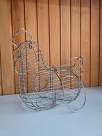Metalen eiermand "Kip", Overige materialen, Mand, Ophalen of Verzenden, Zo goed als nieuw