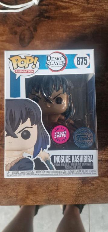 Funko Pop! Demon Slayer Inosuke Hashibira Chase #875 beschikbaar voor biedingen